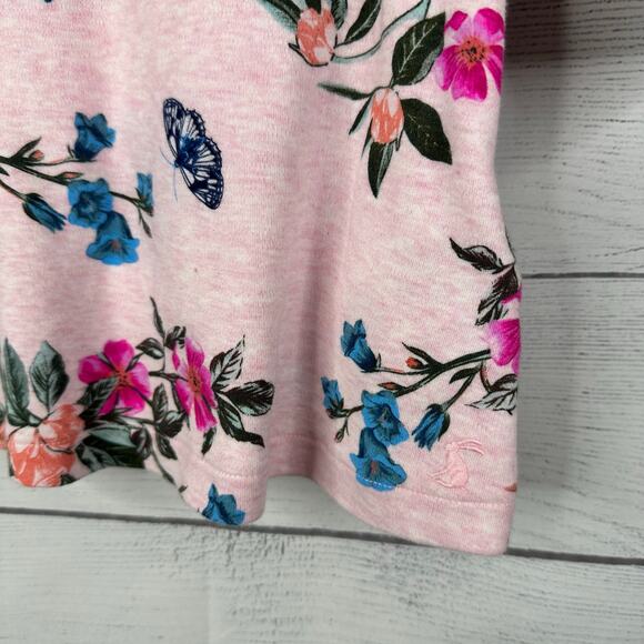 Joules Baby Girls 12-18 months Christina 216653 Floral Long Sleeve Dress Pink - Picture 4 of 9